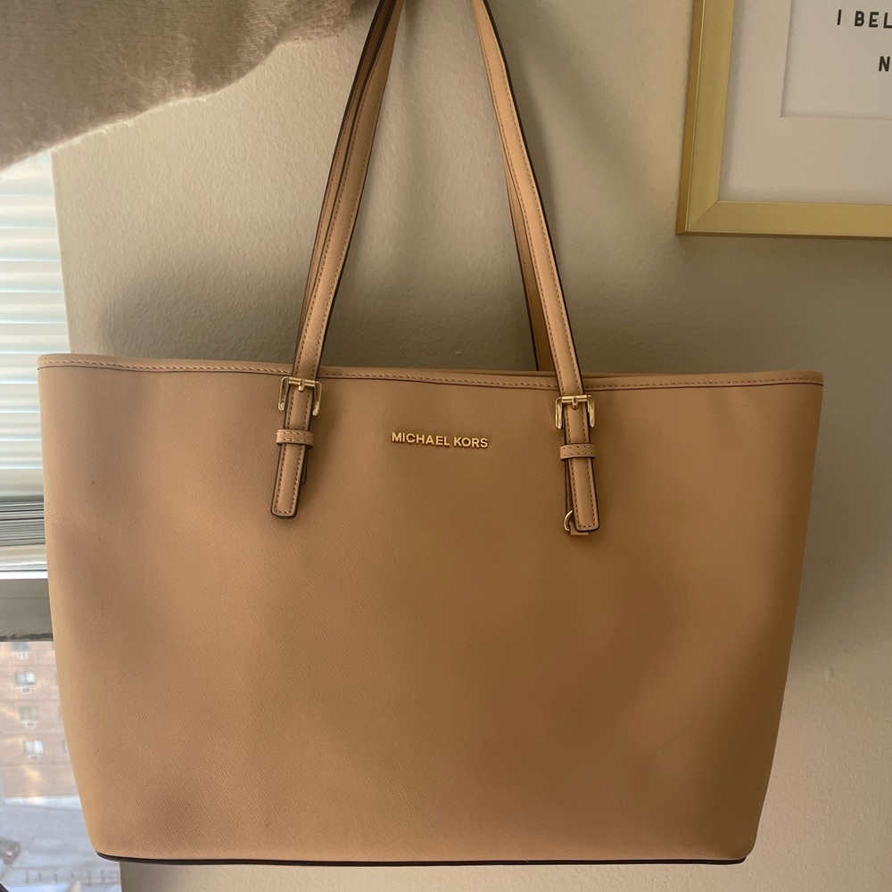 Michael Kors Tan Tote Bag